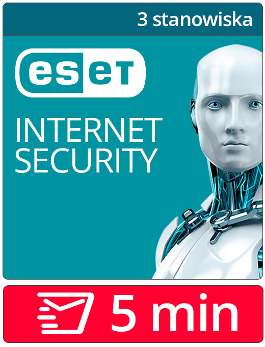 ESET Internet Security (HOME Security Essential) 2026 (3 stanowiska, 12 miesięcy)