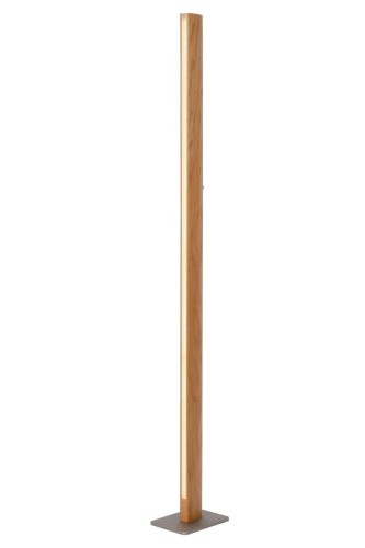 Lucide lucide sytze-lampa stojąca LED dim.-1 X 3000 K-30 W jasne drewno, zintegrowana, 30 W, Light Wood, 20 x 15 x 151.5 cm 48750/30/72