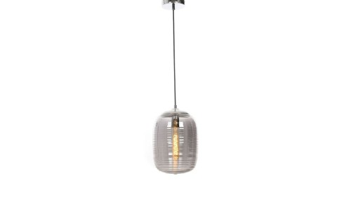 Lumina Deco Deco NOWOCZESNA LAMPA WISZĄCA SZKLANA CHROMOWANA MIRELLA LDP 6022-1 (GR)