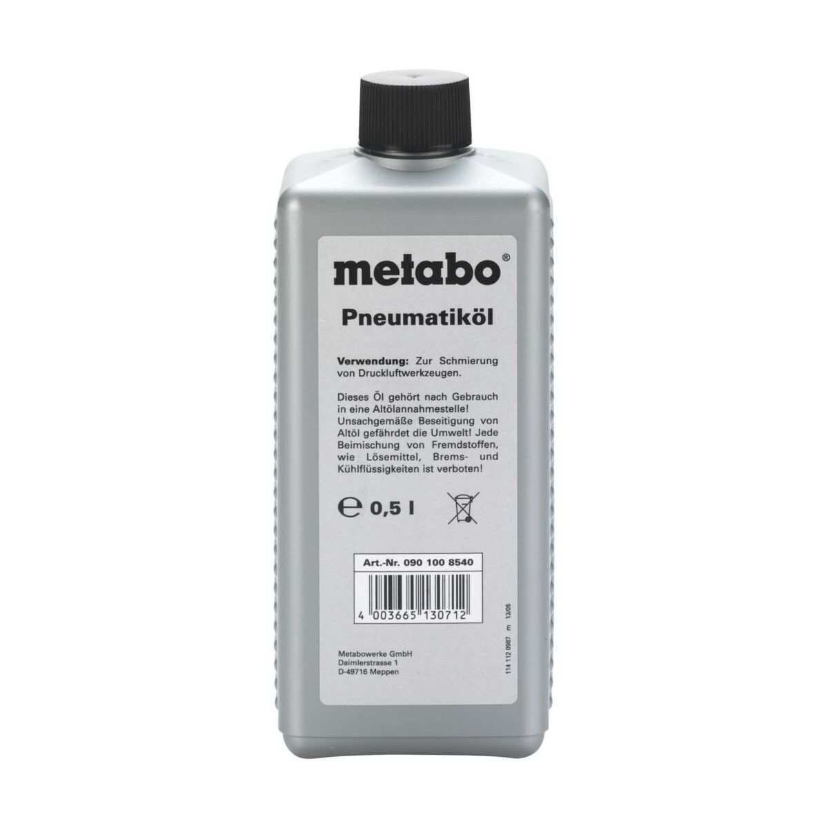 Metabo OSPRZĘT PNEUMATICOL 0,5l - olej do zastosowań pneumatycznych 09010 (901008540)