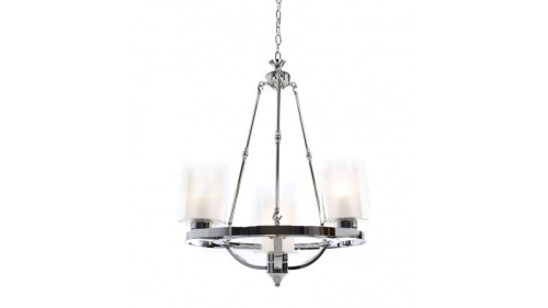 Lumina Deco Deco LAMPA WISZĄCA LOFT CHROMOWANA SANTINI W4 DECO LDP 1220-4 (CHR)