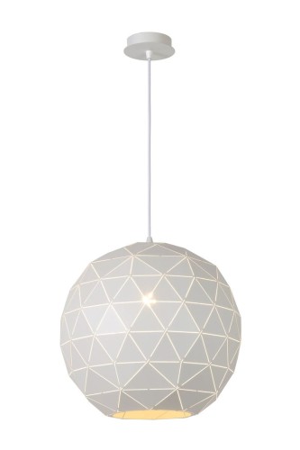 Lucide Oświetlenie OTONA Lampa wisząca Biały, 1-punktowy 21409/40/31