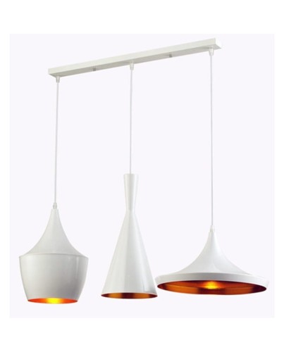 Lumina Deco Lampa potrójna FOGGI W3 LDP 7712-3 Biały -