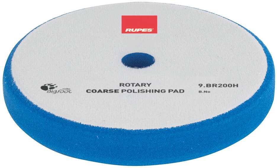 Rupes Rotary Coarse  twardy pad polerski, niebieski  175/180mm