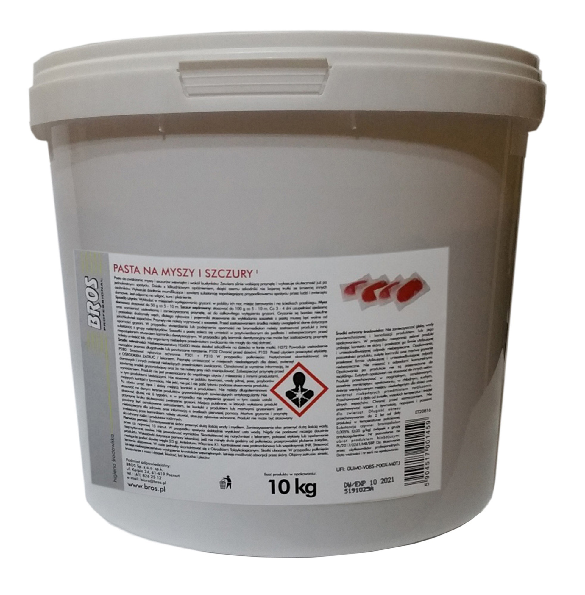 Bros Pasta na myszy i szczury 10kg