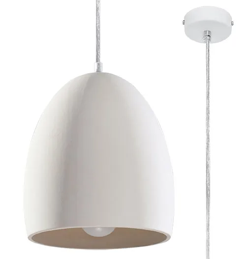 Minimalistyczna lampa wisząca z ceramiki R4-M55
