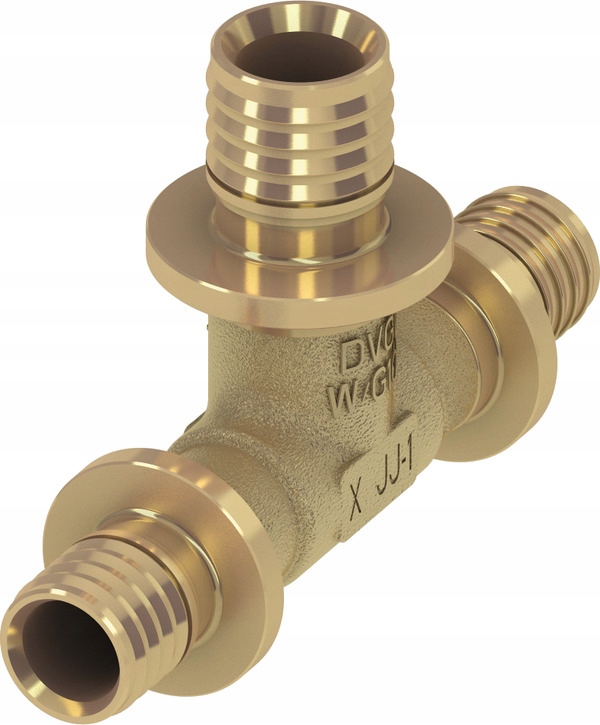 Tece Trójnik mosiężny GW 20 mm x 1/2