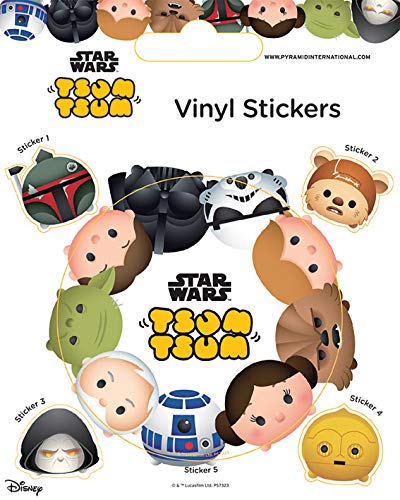 Pyramid Posters Star Wars Tsum Tsum - naklejka z bajki 10x12,5 PS7323