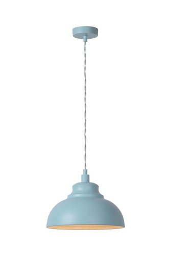 Lucide LUC ISLA Lampa wisząca E14 D29 H22cm Blue 34400/29/68