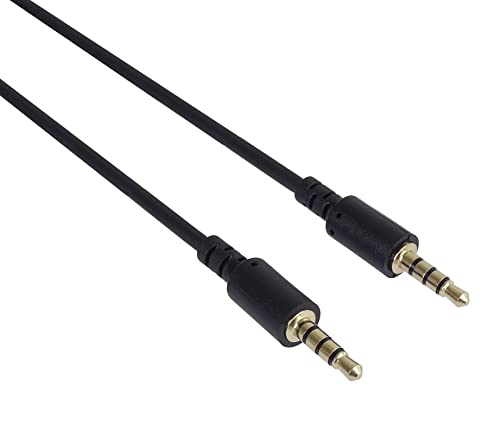 Gniazdo kablowe PREMIUMCORD 3,5 mm 4 pin M/M 3m do Apple iPhone, iPad, iPod