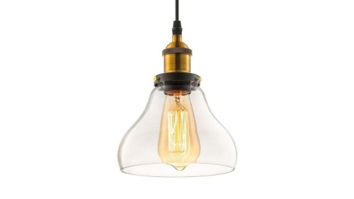 Lumina Deco Deco LAMPA WISZĄCA LOFT PRZEZROCZYSTA ZUBI DECO