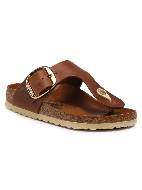 Birkenstock Japonki Gizeh Big Buckle 1018785 Brązowy