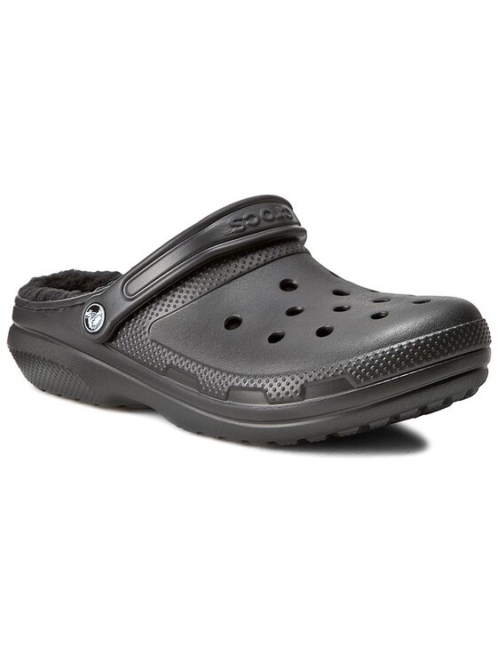 Crocs Klapki Classic Lined Clog 203591 Czarny