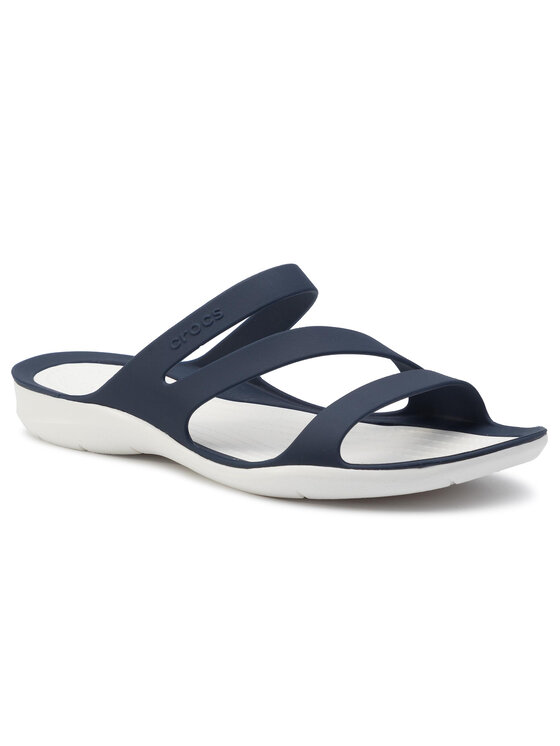 Crocs Swiftwater Sandały Kobiety, navy/white EU 37-38 2020 Sandały codzienne 203998-462-37-38