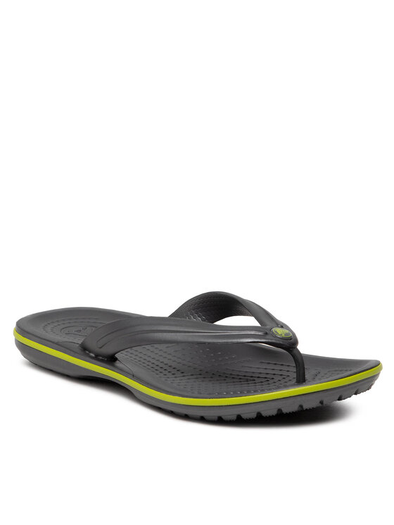 Crocs Crocband Sandały, graphite/volt green EU 37-38 2021 Sandały codzienne 11033-0A1-37-38