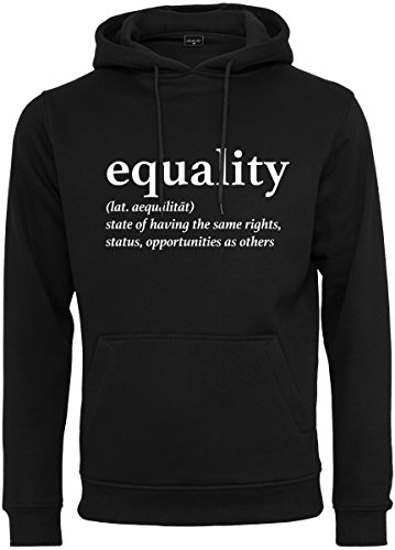 Mister Tee Damska bluza z kapturem Equality Definition, czarny, XL