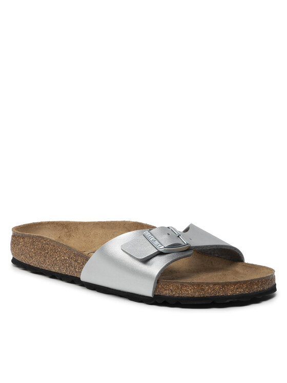 Birkenstock Klapki Madrid 0040413 Srebrny Srebrny