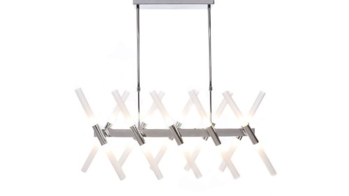 Lumina Deco Deco NOWOCZESNA LAMPA WISZĄCA CHROMOWA ALFORD W20 DECO LDP 6036-20 (CHR)