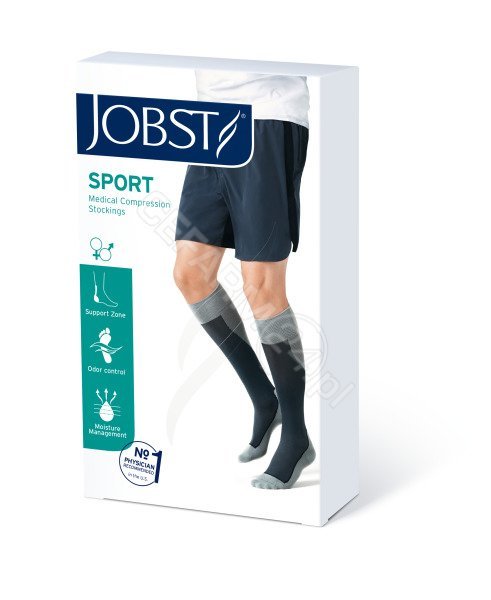 JOBST Sport podkolanówki uciskowe dla aktywnych różowo-szare - rozmiar M