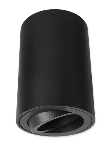 Superled Valse lampa sufitowa tuba kierunkowa czarna