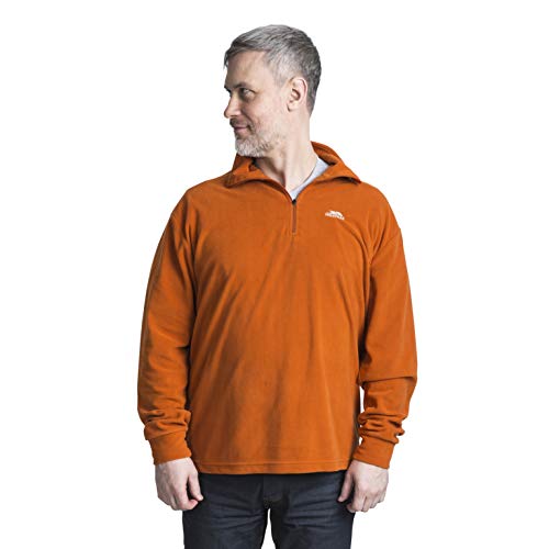 Trespass masonville, niezwykła lekkość microfleece 130 G/M dla mężczyzn, pomarańczowa, XS MAFLMFJ20003_BRTXS