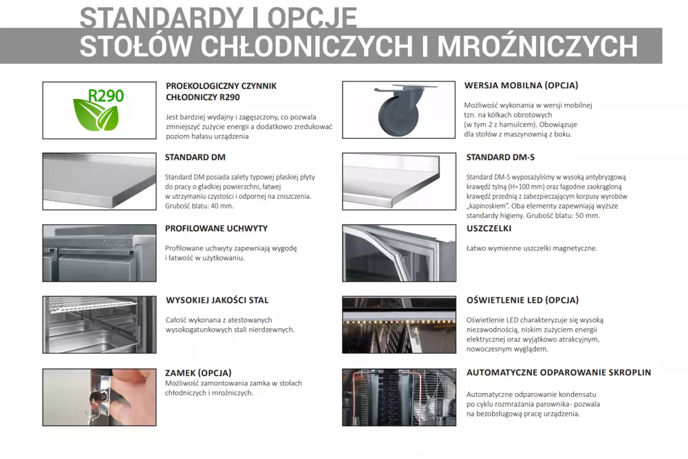 DORA METAL Stół chłodniczy DM - 94044 1458-uniw
