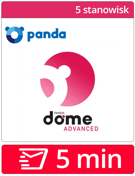 Panda Internet Security - Dome Advanced 2026 (5 stanowisk, odnowienie na 24 miesiące)