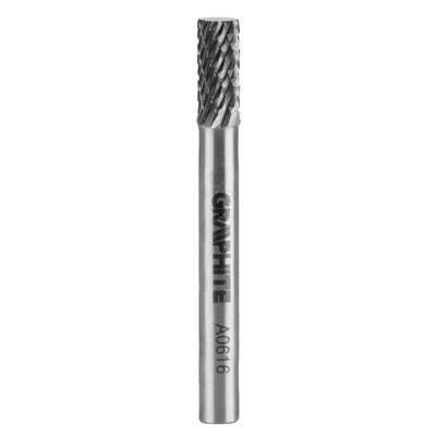 Graphite Frez do metalu HM typ A walcowy 6x16mm trzpień 6x45mm 55H350 55H350