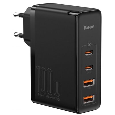 Baseus GaN2 Pro 2x USB + 2x USB-C 100W czarny |