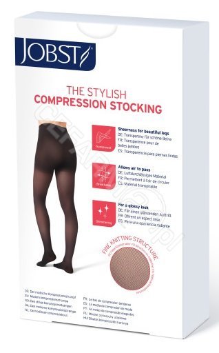 JOBST UltraSheer rajstopy uciskowe CCL1 czarne - rozmiar IV