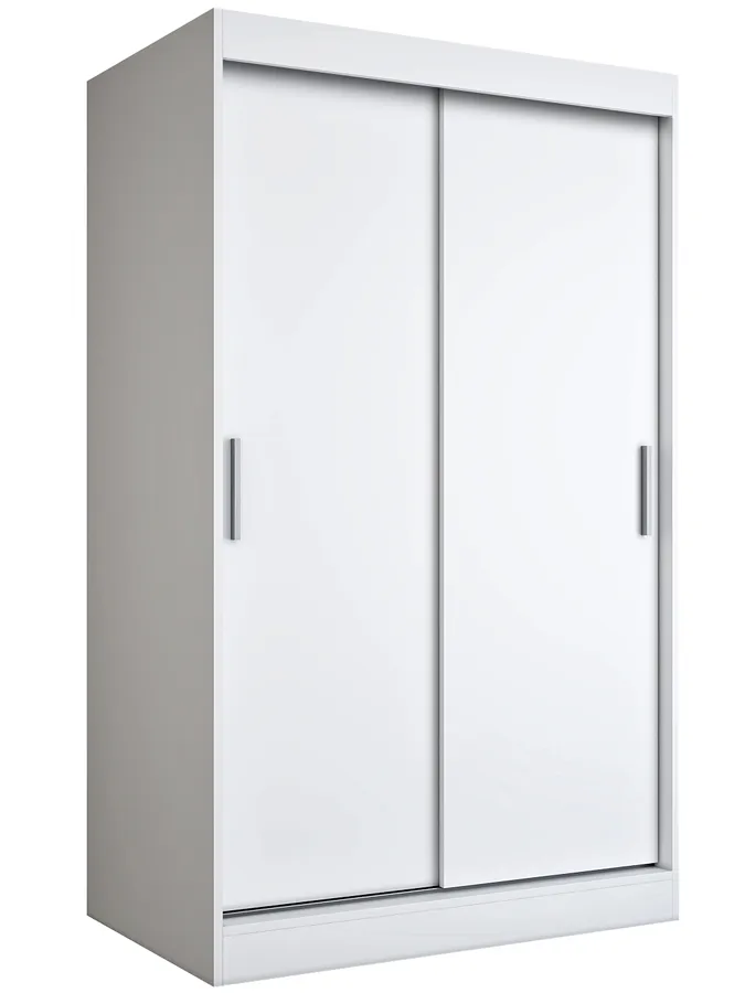 Biała szafa przesuwna 120 cm E6-T52