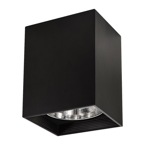 Polux Oprawa natynkowa metalowa kwadratowa JUPITER K11 czarna 307798