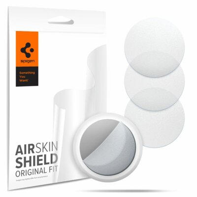 Spigen Folia hydrożelowa 4x Spigen AirSkin do Apple AirTag Matte Clear AFL03151