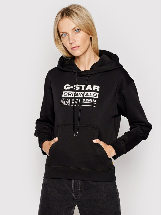 G-Star Bluza Premium Core D20760-C235-6484 Czarny Regular Fit