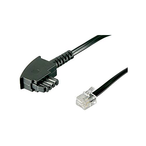 Goobay R ohne Kennzeichnung TEL TAE-F 300 INT BLACK 3m 4040849509414