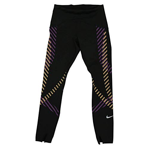 Nike Damskie legginsy Speed 7_8 Runway Gx Tights czarny czarny/odblaskowy srebrny S