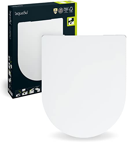 Sitzplatz Deska sedesowa linio Biały | wyjątkowo gładka powierzchnia | deska sedesowa płaskie, wolna od porów