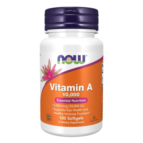 Now Foods NOW Vitamin A 10,000 IU From Fish Liver Oil 100caps