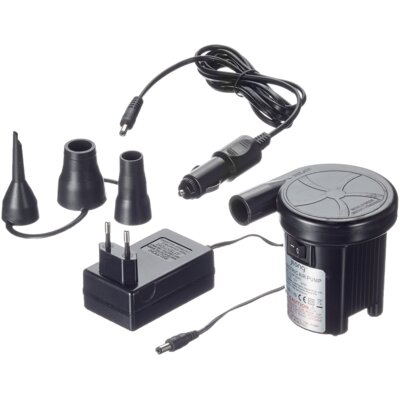Jilong DC AC Pump elektryczny pompa powietrza do przyłącza 230 V gniazdka lub 12 V (gniazdka zapalniczki samochodowej) o maks. ciśnienie 2500 PA 6920388609197