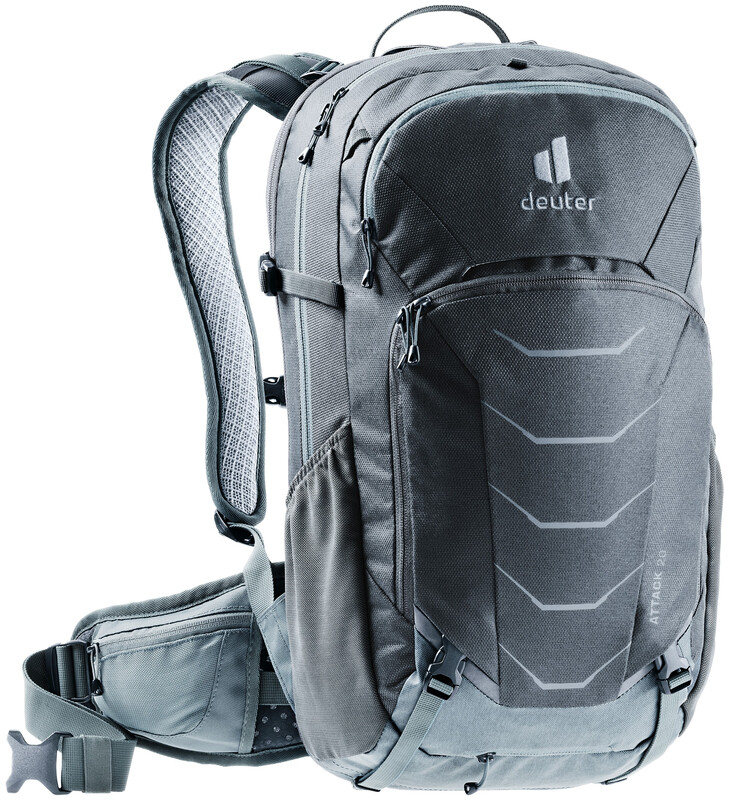 Deuter Attack 20 Backpack, szary 2021 Plecaki z bukłakiem 3210321-graphite-shale