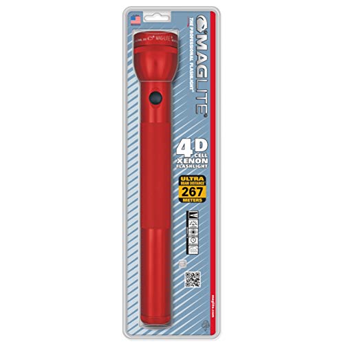 MAGLITE MAGLITE lampa ksenonowa 4D latarka czerwona
