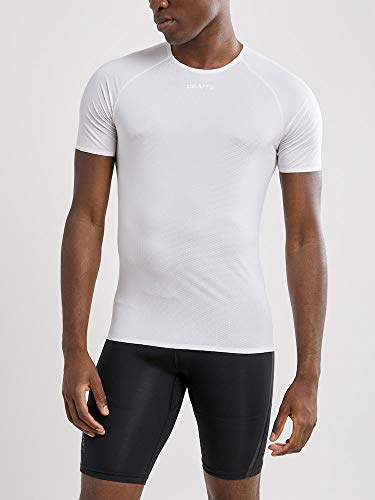 Craft Męskie NANOWEIGHT SS M Baselayer, biały, L
