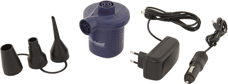 Outwell Relags pompa Sky, 3 adapter pompa powietrza, czarna, One Size 155075