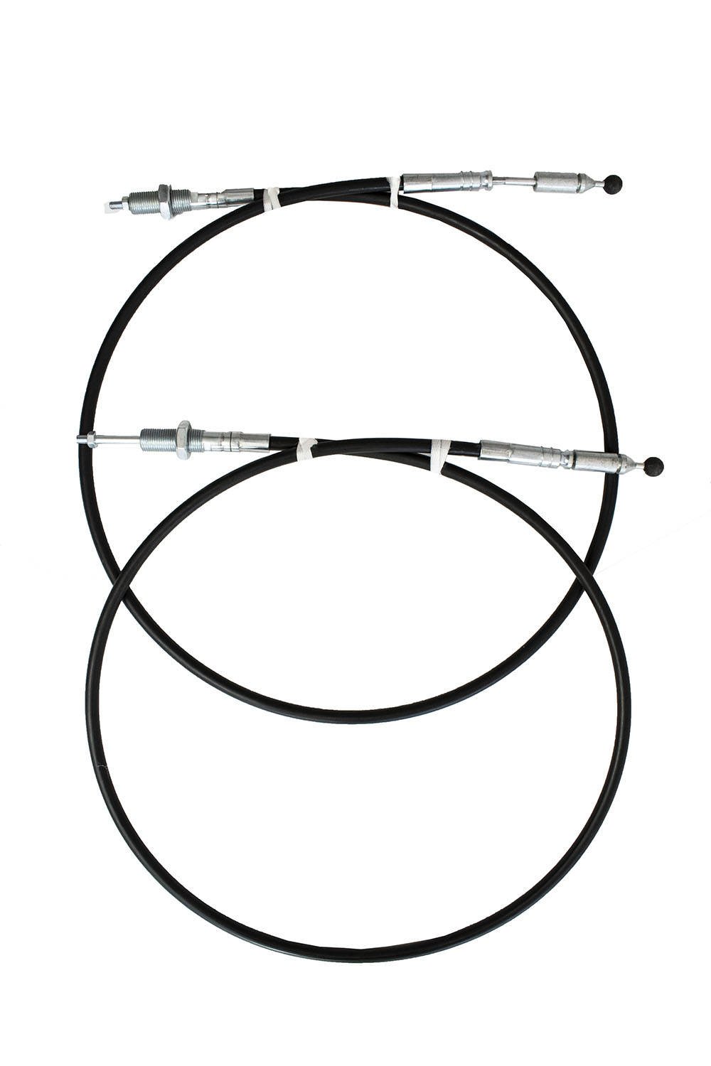 PRESKO Rozdzielacz hydrauliczny 2-sekcyjny 40l z joystickiem, linkami (2x2m) i elektrozaworem  - zestaw