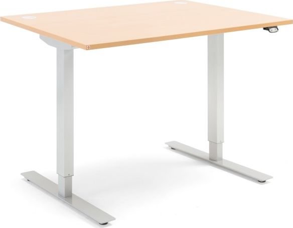 Biurko ECOabc Flexus Jasnobrązowe 120 cm x 80 cm