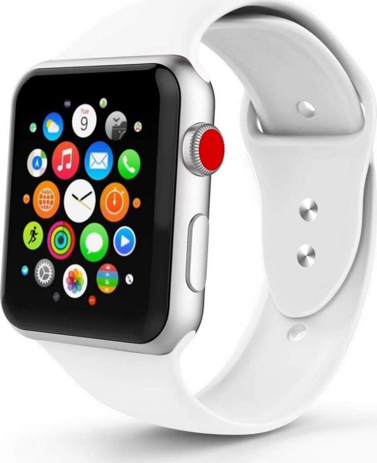 Tech-Protect TECH-PROTECT SMOOTHBAND APPLE WATCH 1/2/3/4/5 38/40MM WHITE