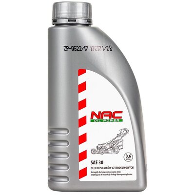 NAC Olej Silnikowy Do Kosiarek Sae 30 0,6 L.