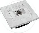 Solarix Socket 1 x CAT5E STP RJ45 podtynkowy biały SX9-1-5E-STP-WH SX915ESTPWH
