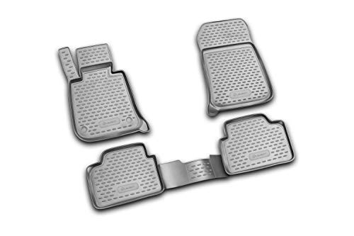 Element EXP.NLC.05.05.210k idealnie dopasowane wycieraczki premium antypoślizgowe gumowe – BMW 3 – rok: 06 – 12, czarne, dopasowanie