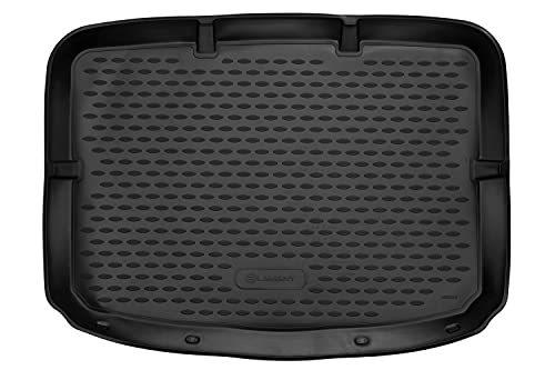 Element EXP.ELEMENTA00213B11 dopasowany pojemnik do bagażnika pojemnik do bagażnika do ALFA ROMEO MiTo 3-drzwiowy 2008-2013 hatchback, Shwarz